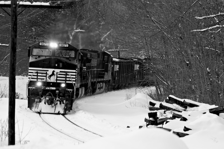 Photo of NS Coal Train at Charlemont, MA