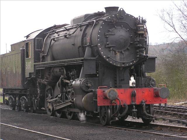 Photo of S160 2-8-0, 5197 at Cheddleton.