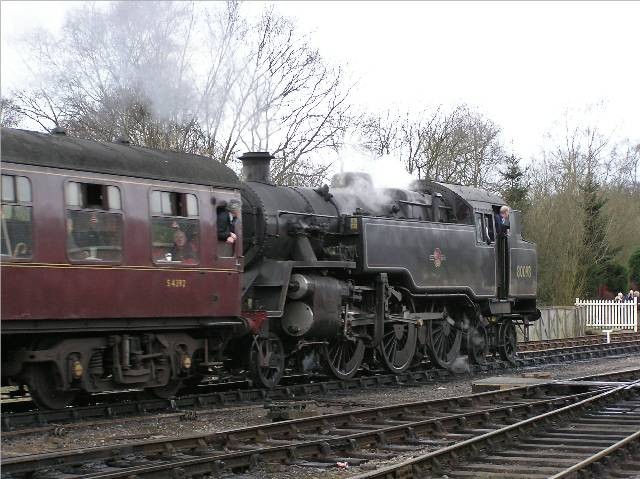 Photo of Class 4MT 80098 at Cheddleton.