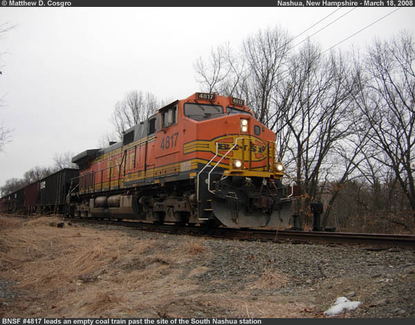 Photo of BNSF 4817 Empty Coal Train