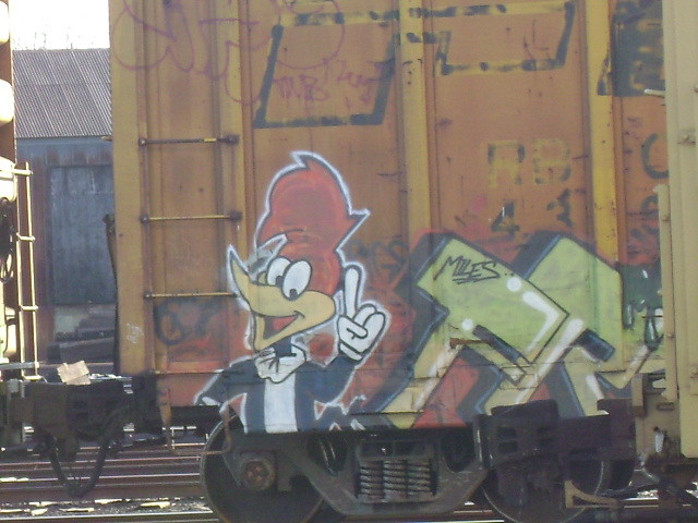 Photo of Graffiti on boxcar