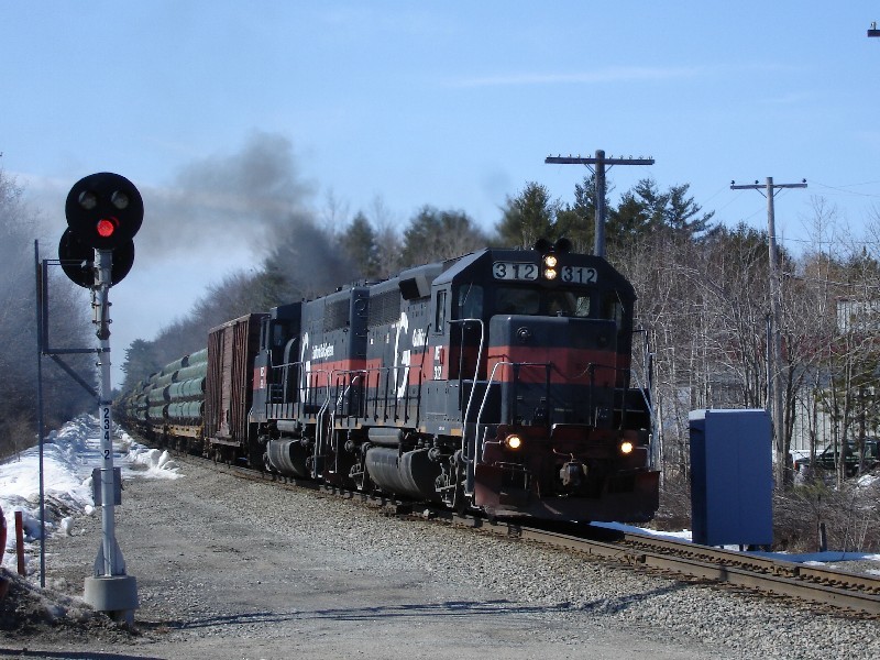 Photo of Loaded Pipe Train RJMA