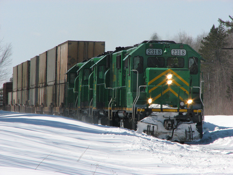 Photo of NB Southern Railway - 2318 East Extra - The Pipe Train #1