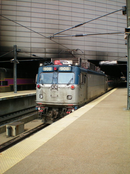 Photo of backing into south station
