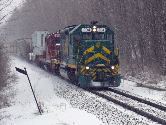 Photo of Vermont Railway southbound in Charlotte, VT