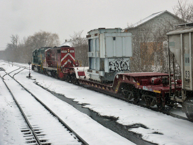 Photo of Vermont Railway southbound in Middlebury, VT