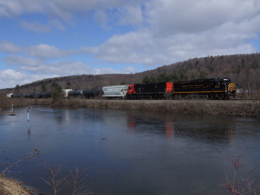Photo of WNY&P train 398 at Freehold pennsylvania