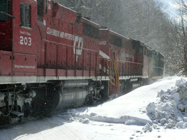 Photo of Green Mountain Railroad #263 in Mt. Holly, VT (3)