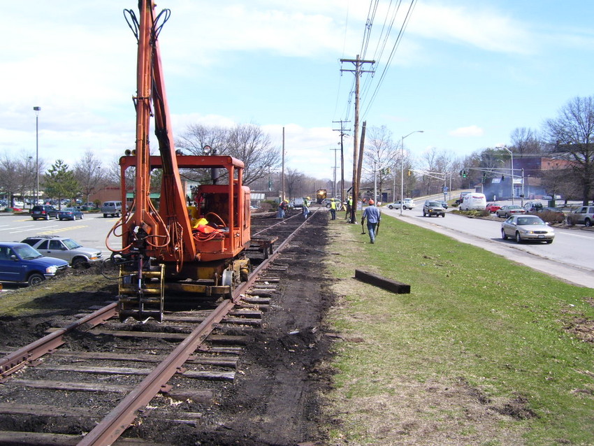 Photo of CMRR Tie Handler at MP 4.05. View East.