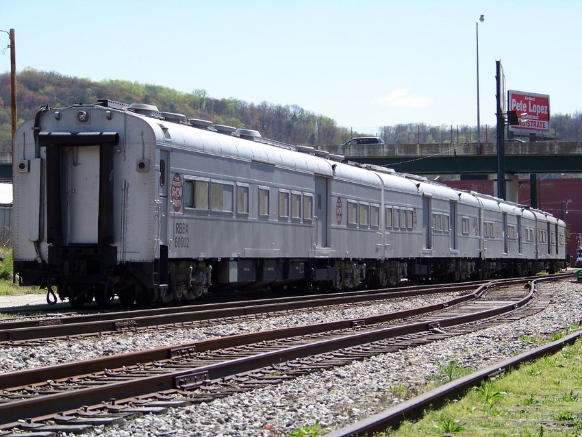 Photo of A string of RBBX Animal Cars make their annual trip to Charleston, WV..