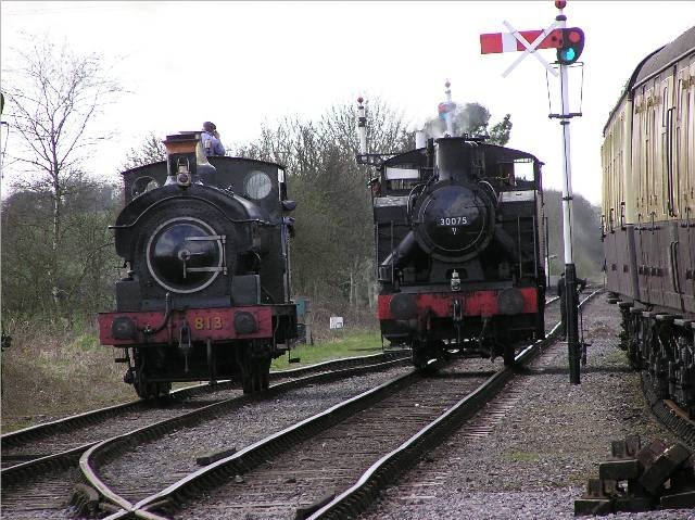 Photo of 813 and 30075 at Cranmore.