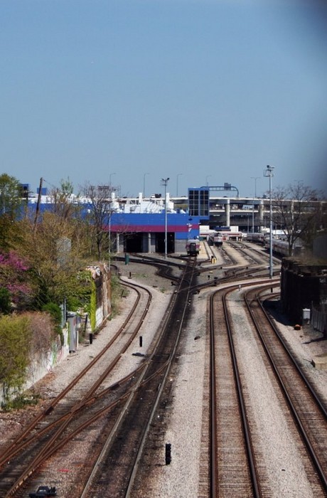 Photo of MBTA Commuter Rail Maintenance facility