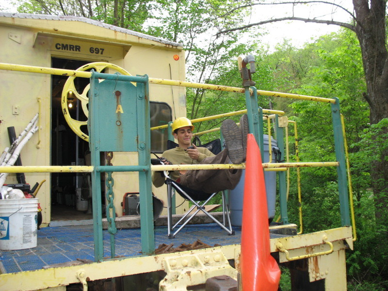 Photo of CMRR Conductor trainee working?