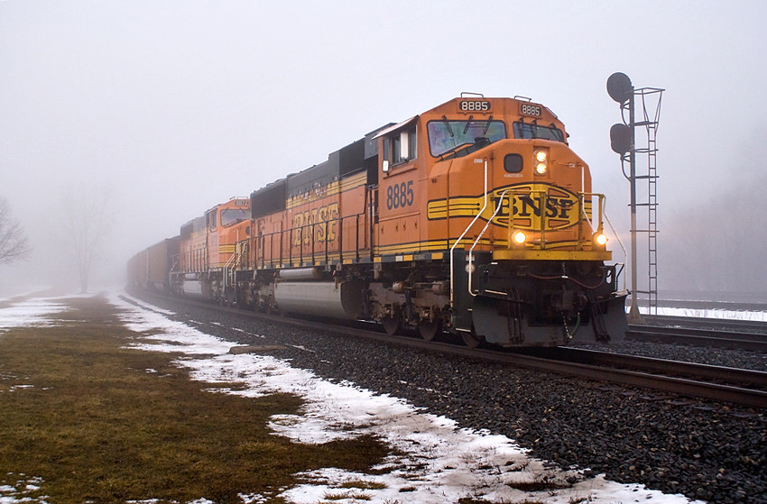 Photo of Coal Train In The Fog