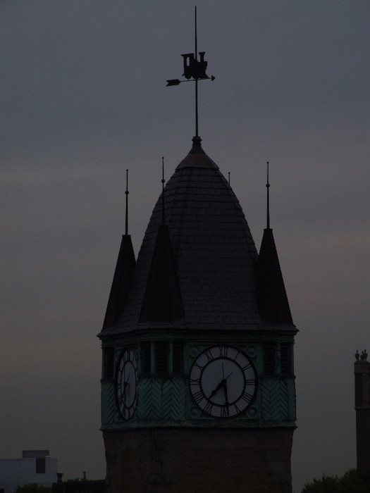 Photo of CNJ station clock tower