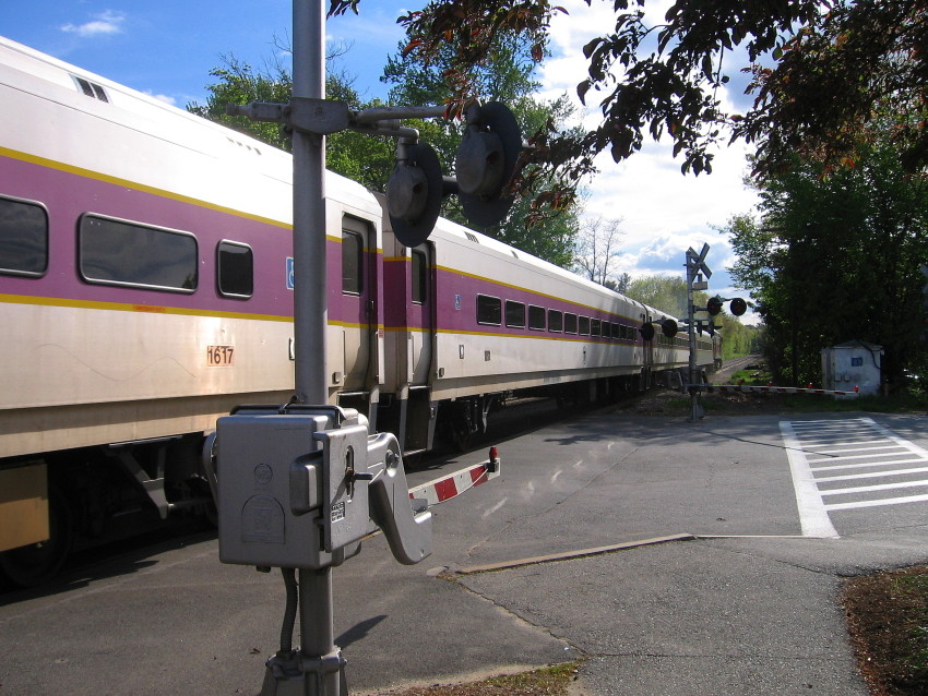 Photo of Train 425 flies by
