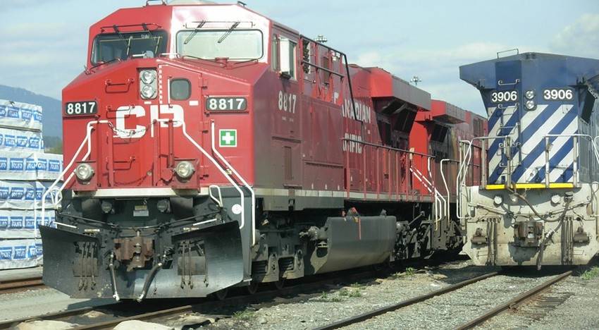 Photo of CP 8817 on the ex-BC Rail
