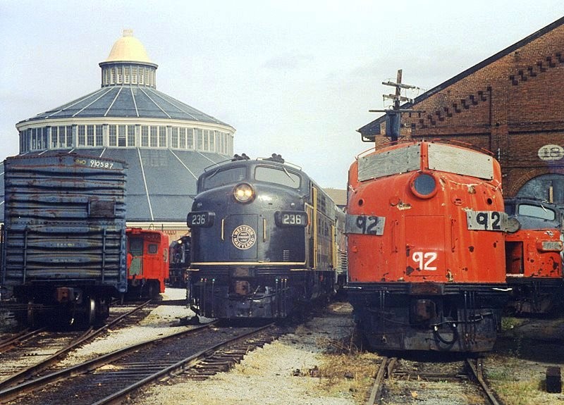 Photo of Cab units at the B&O Museum