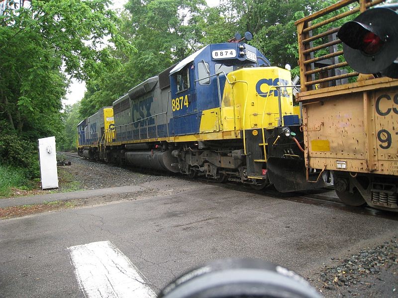 Photo of CSX Tie train