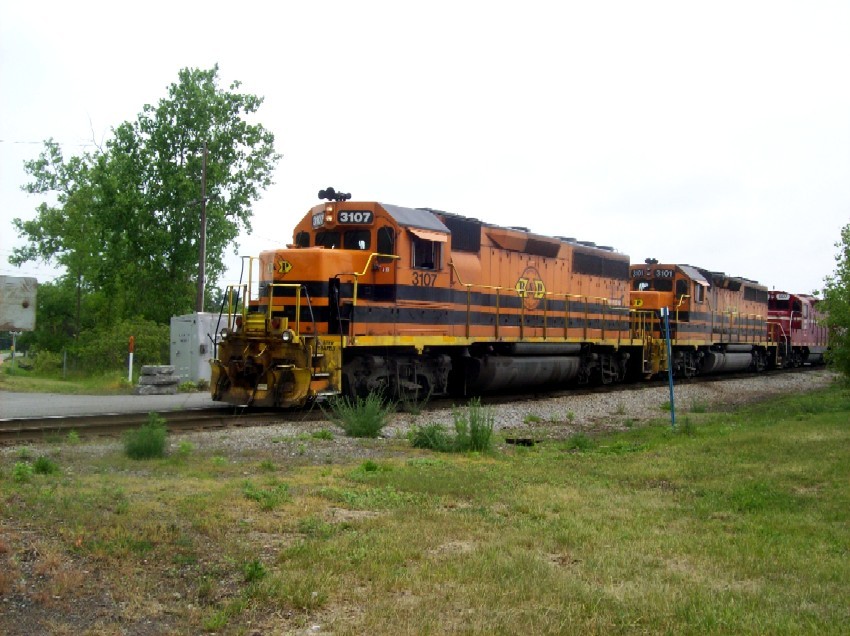 Photo of BPRR (Assigned to Rochester and Southern) 3107 GP40 Gates ny Brooks yard