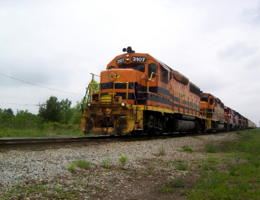 Photo of BPRR (Assigned to Rochester and Southern) 3107 GP40