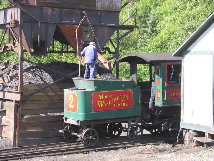 Photo of Getting loaded with coal.