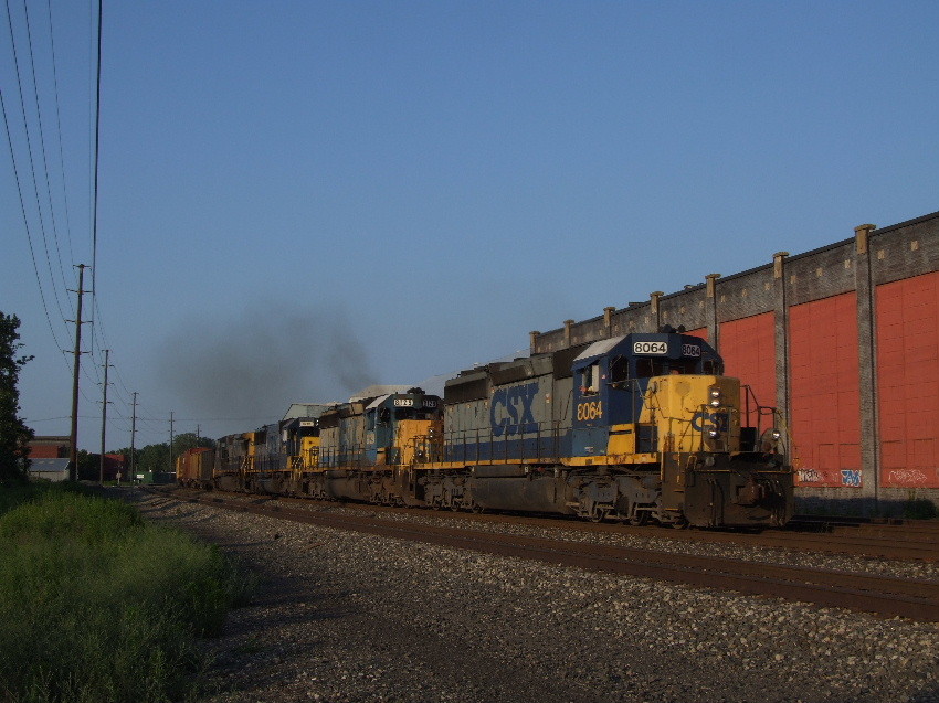 Photo of CSX westbound at Erie Pa.