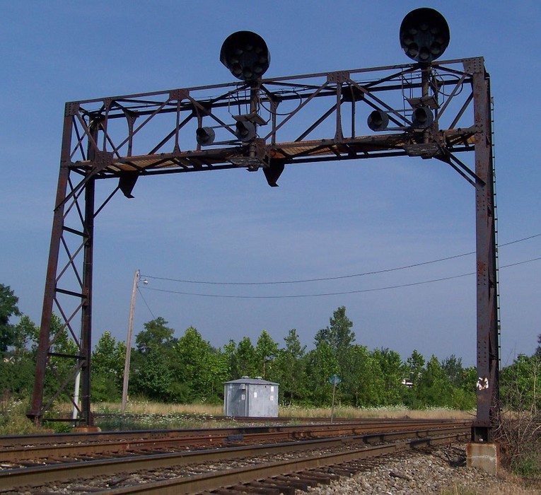 Photo of L&N Westbound Signal Bridge at KC Junction