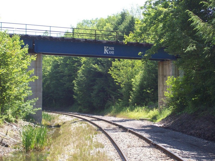 Photo of Knox & Kane RR Bridge Over A&E in Kane, PA