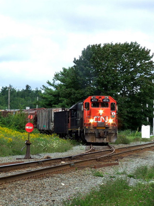 Photo of CN507 is finished at the wye