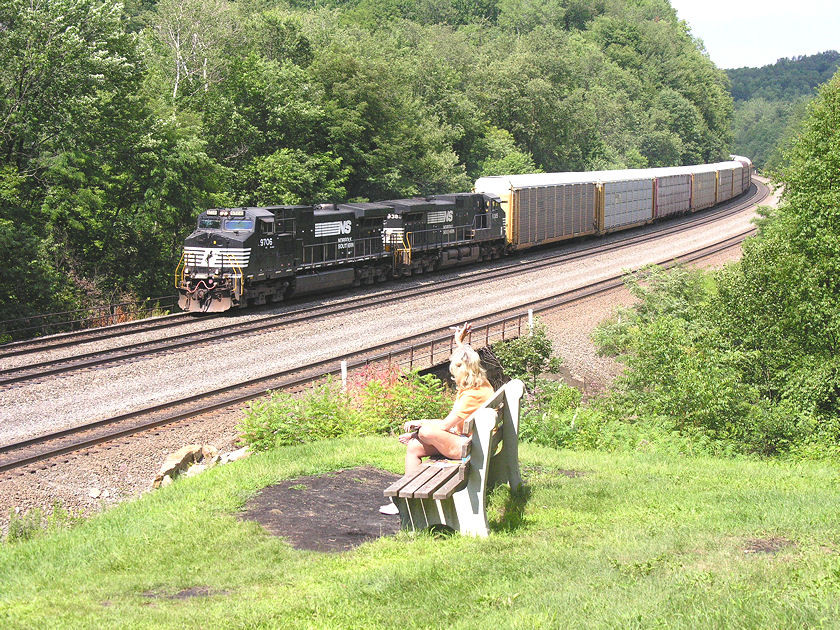 Photo of Train Watching at Cassandra, PA