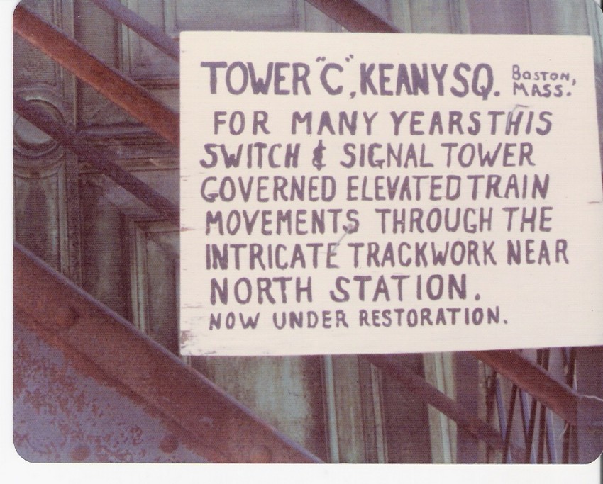Photo of The sign on Tower C