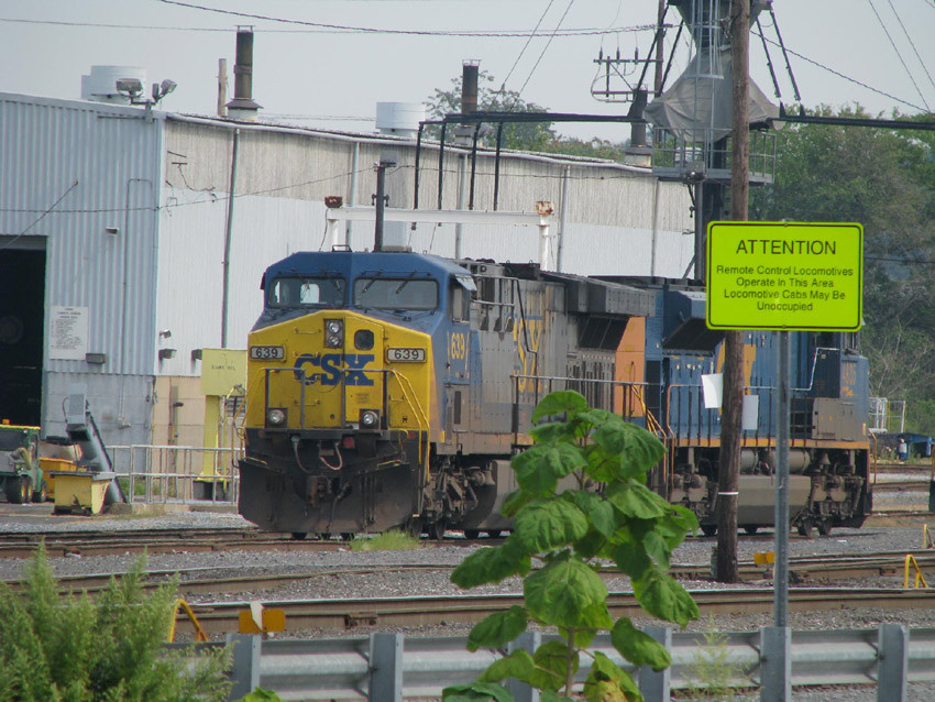 Photo of CSX  locomotives at Camden NJ Pavonia Yard