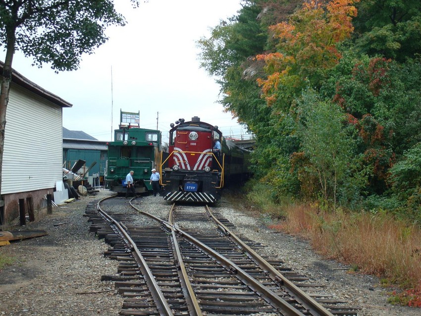 Photo of 2 trains at Meredith