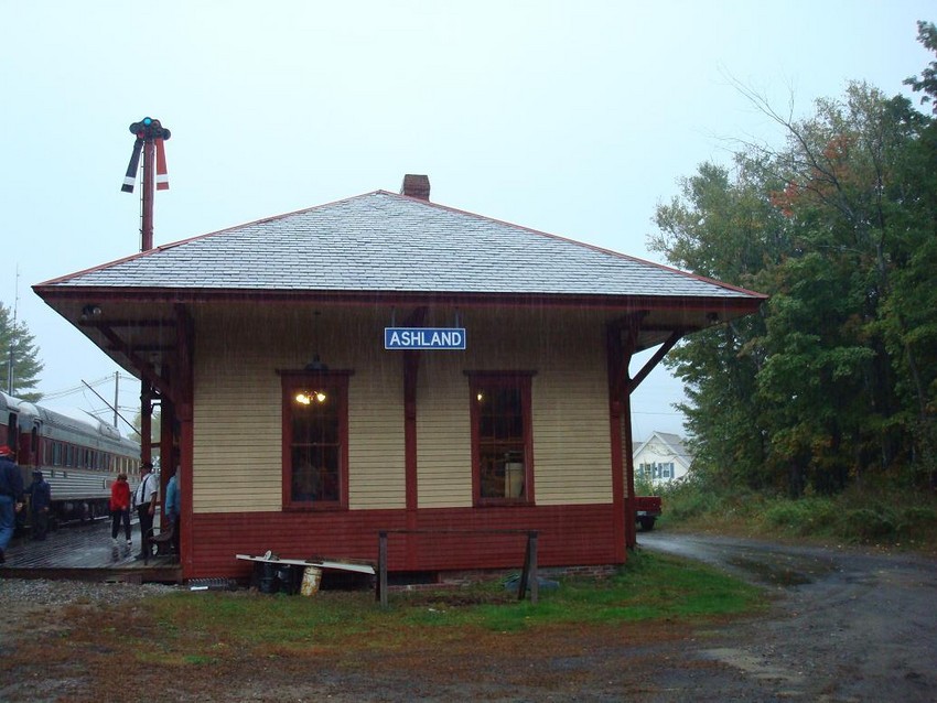 Photo of Ashland Station, restored