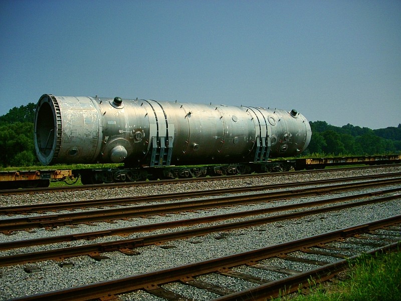 Photo of Air Products heat extanger on a ns constist from port reading