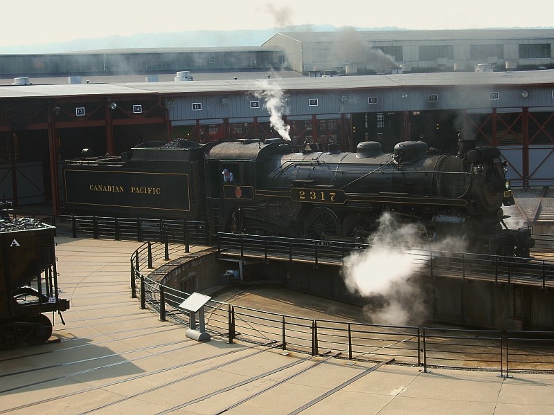 Photo of CN 2-8-4 at steamtown