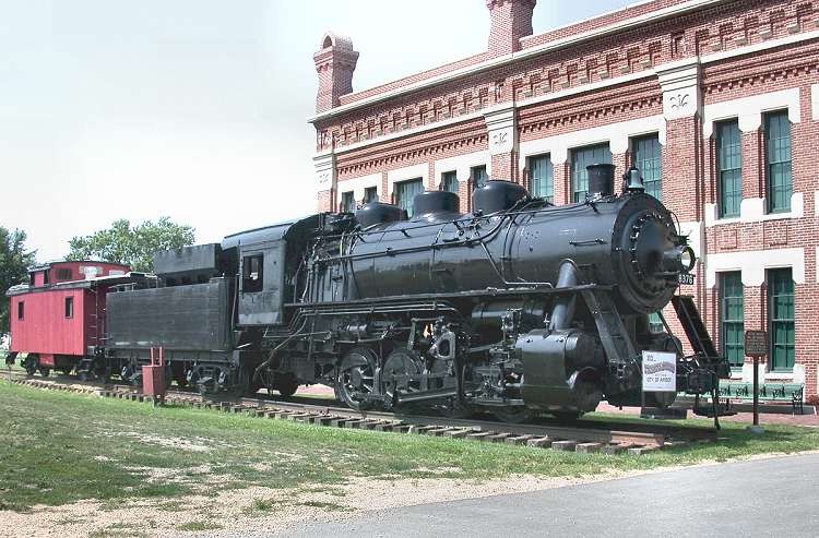Photo of Grand Trunk Western 0-8-0 8376, Amboy, Illinois, July 2006