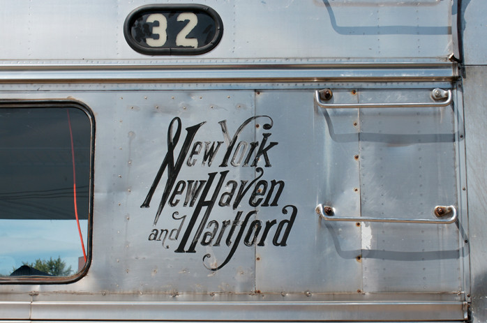 Photo of The old New Haven script on the RDC