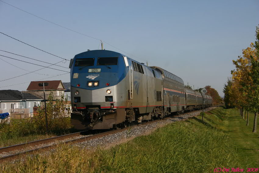 Photo of Amtrak 694 at St-Jean , QC