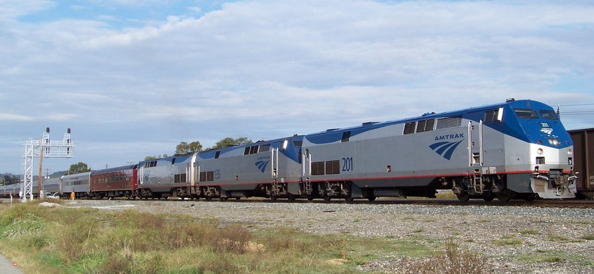 Photo of Amtrak # 201 (P42DC)
