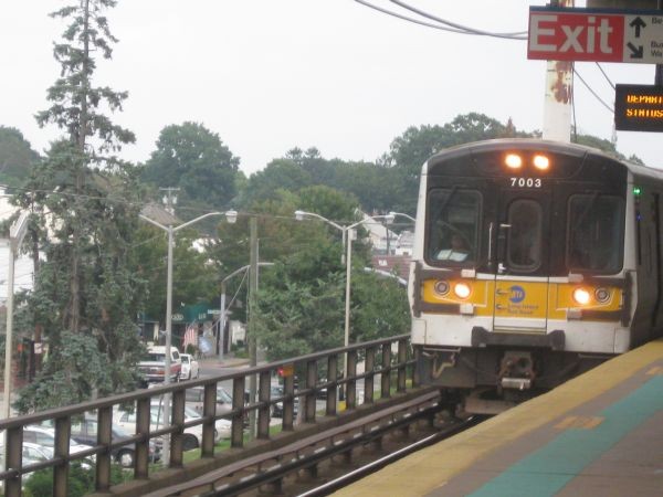 Photo of MTA LIRR Penn Station Express Train through Bellmore