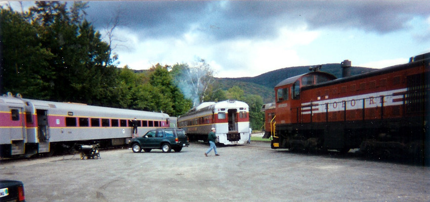 Photo of MBTA commuter rail arrives in Lincoln, NH