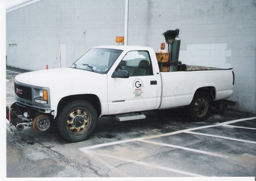Photo of Work truck on stand- by