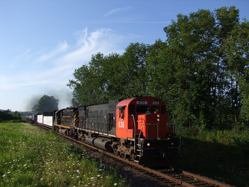 Photo of WNY&P train 397 at Lottsville