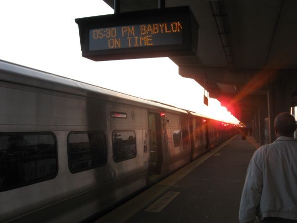 Photo of LIRR Bellmore Train Station Sunset