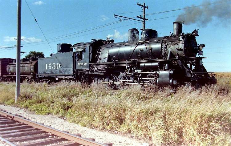 Photo of Frisco 2-10-0 1630, Illinois Railway Museum, September 1990