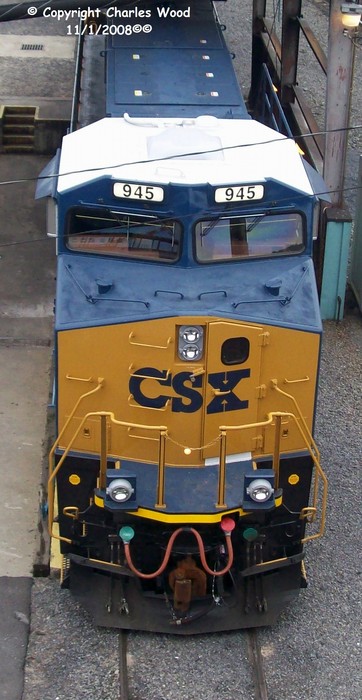 Photo of The brand-new CSXT 945 waits it's next assignment at the CSX Selkirk ny shops.