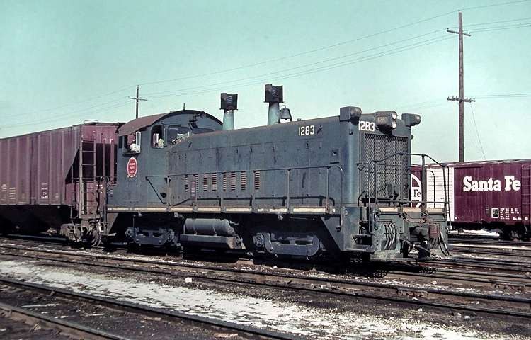 Photo of Missouri Pacific Switcher, Fort Worth, February 1973