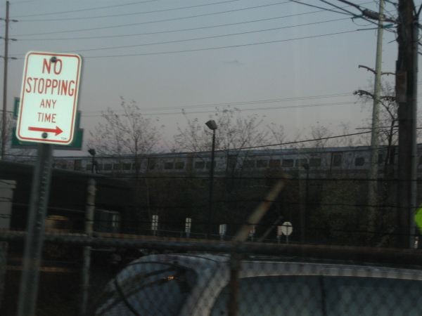 Photo of Eastbound LIRR Train from N45 Bus